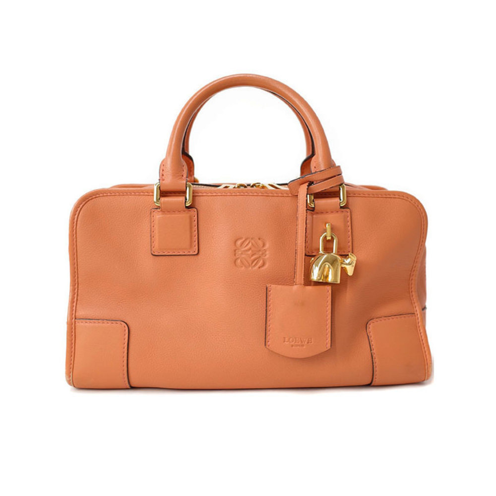 Loewe Amazona 28 Holiday Handbag Pink